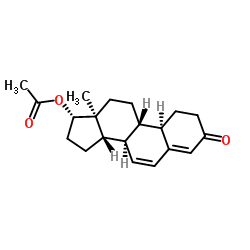 6-Dehydronandrolone acetate structure, CAS 2590-41-2