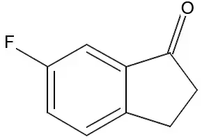 6-Fluoro-1-indanone structure, CAS 1481-32-9