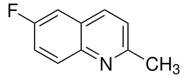 6-Fluoro-2-methylquinoline structure, CAS 1128-61-6