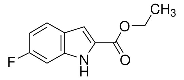 6-Fluoroindole-2-carboxylic acid ethyl ester structure, CAS 348-37-8