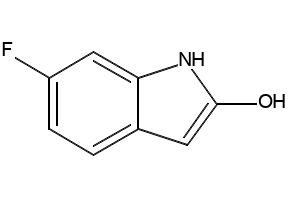 6-Fluorooxindole structure, CAS 56341-39-0