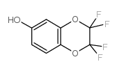 6-Hydroxy-2,2,3,3-tetrafluoro-1,4-benzodioxane structure, CAS 103467-50-1