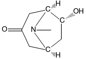6-Hydroxytropinone structure, CAS 5932-53-6