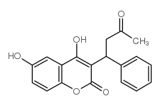 6-Hydroxywarfarin structure, CAS 17834-02-5