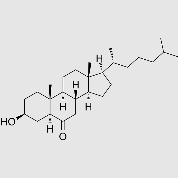 6-Ketocholestanol structure, CAS 1175-06-0