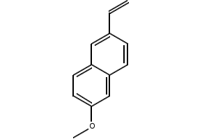 6-Methoxy-2-vinylnaphthalene structure, CAS 63444-51-9