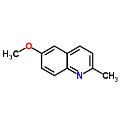 6-Methoxyquinaldine structure, CAS 1078-28-0
