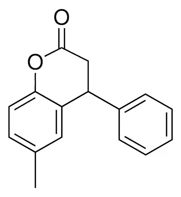 6-Methyl-4-phenylchroman-2-one structure, CAS 40546-94-9