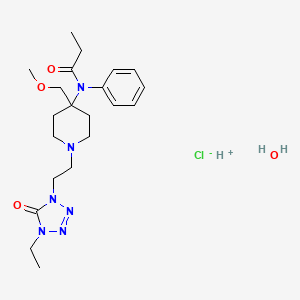 Alfentanil hydrochloride structure, CAS 69049-06-5
