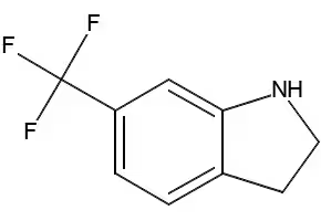6-Trifluoromethylindoline structure, CAS 181513-29-1