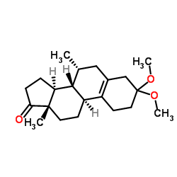 7alpha-Methyl-3,3-dimethoxy-5(10)-estrene-17-one structure, CAS 88247-84-1