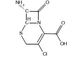 7-Amino-3-chloro cephalosporanic acid structure, CAS 53994-69-7