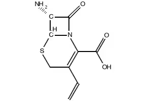 7-Amino-3-methyl-8-oxo-5-thia-1-aza-bicyclo[4.2.0]oct-2-ene-2-carboxylic acid structure, CAS 26395-99-3