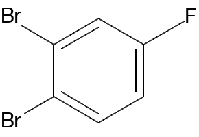 1,2-Dibromo-4-fluorobenzene structure, CAS 2369-37-1