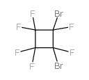 1,2-Dibromohexafluorocyclobutane structure, CAS 377-40-2