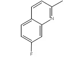 7-Fluoro-2-methylquinoline structure, CAS 1128-74-1