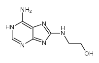 8-(Hydroxyethylamino)adenine structure, CAS 66813-29-4