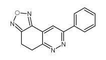 8,9-Dihydro-3-phenyl-1,2,5-oxadiazolo[3,4-f]cinnoline structure, CAS 302788-80-3