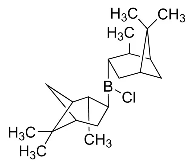 (+)-B-Chlorodiisopinocamphenylborane structure, CAS 112246-73-8