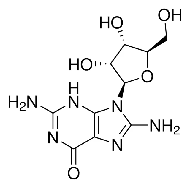 8-Aminoguanosine structure, CAS 3868-32-4