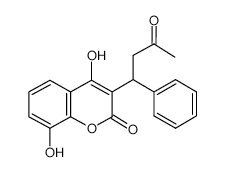 8-Hydroxywarfarin structure, CAS 17834-04-7