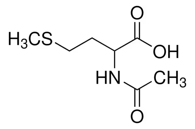 Ac-DL-Met-OH structure, CAS 1115-47-5