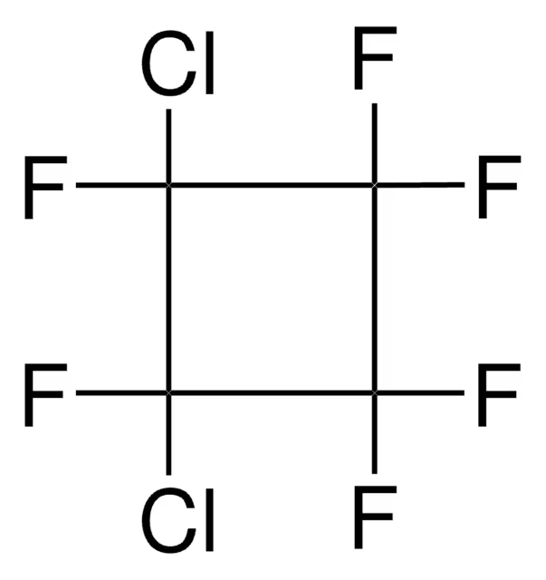 1,2-Dichlorohexafluorocyclobutane structure, CAS 356-18-3