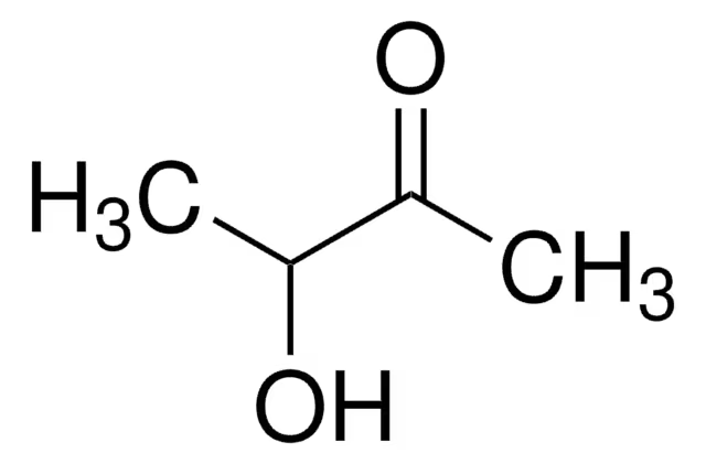 Acetyl methyl carbinol structure, CAS 513-86-0