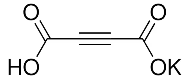 Acetylenedicarboxylic acid monopotassium salt structure, CAS 928-04-1