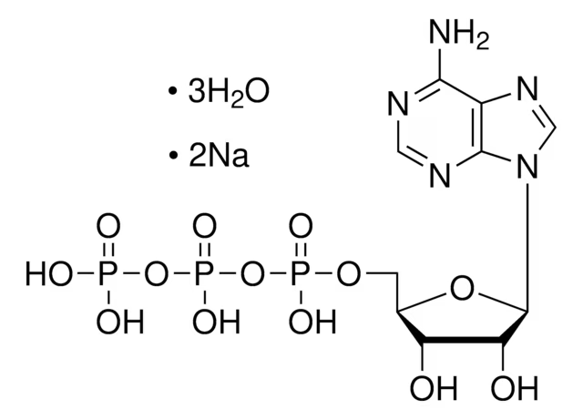 Adenosine triphosphate disodium salt structure, CAS 51963-61-2