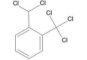 alpha,alpha,alpha,alpha',alpha'-Pentachloro-2-xylene structure, CAS 2741-57-3