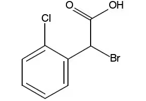 alpha-Bromo-2-chlorophenylacetic acid structure, CAS 29270-30-2
