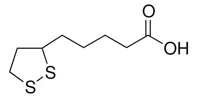 alpha-Lipoic acid structure, CAS 1077-28-7