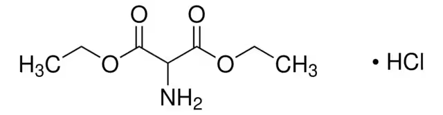 Aminomalonic acid diethyl ester hydrochloride structure, CAS 13433-00-6