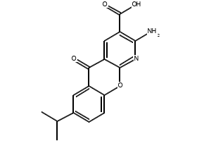 Amlexanox structure, CAS 68302-57-8
