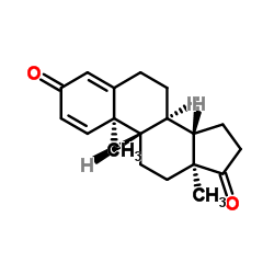 Androstadiendione structure, CAS 897-06-3