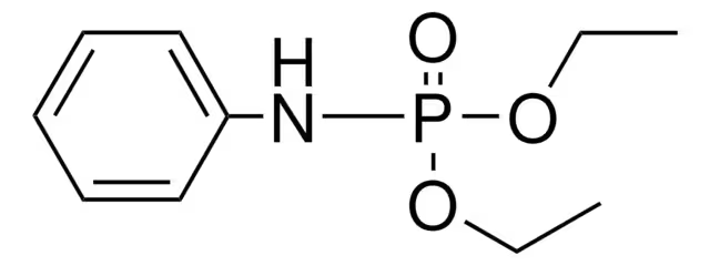 Anilinodiethylphosphonate structure, CAS 1445-38-1