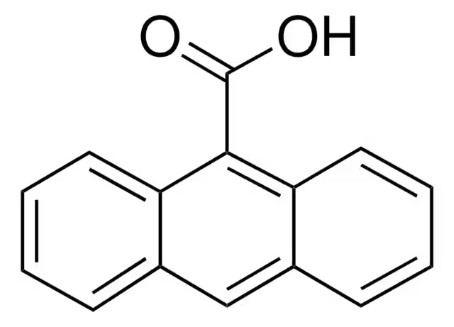 Anthracene-9-carboxylic acid structure, CAS 723-62-6