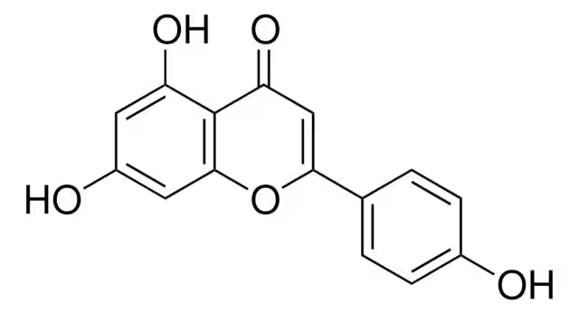 Apigenin structure, CAS 520-36-5