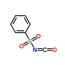 Benzenesulfonyl isocyanate structure, CAS 2845-62-7