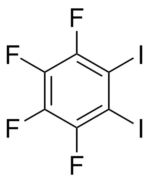 1,2-Diiodotetrafluorobenzene structure, CAS 2708-97-6
