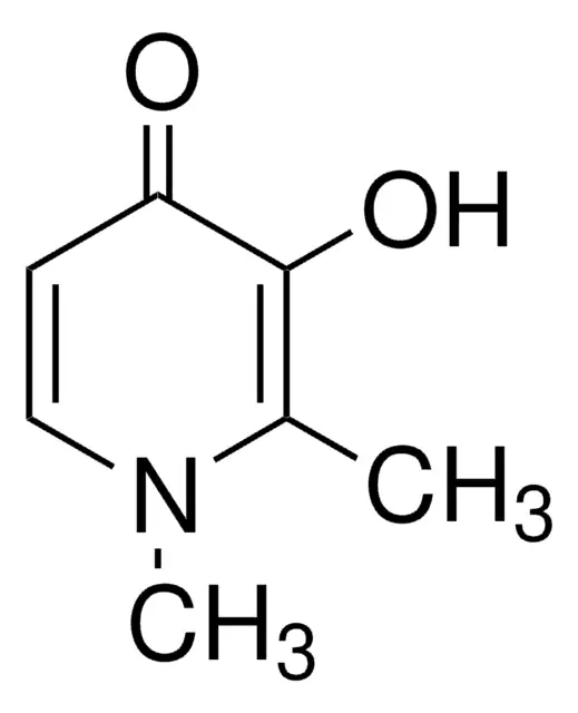 1,2-Dimethyl-3-hydroxypyridine-4-one structure, CAS 30652-11-0