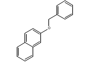Benzyl 2-naphthyl ether structure, CAS 613-62-7