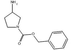 Benzyl 3-aminopyrrolidine-1-carboxylate structure, CAS 185057-50-5