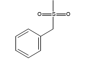 Benzyl methyl sulfone structure, CAS 3112-90-1