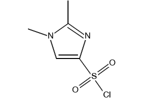 1,2-Dimethylimidazole-4-sulphonylchloride structure, CAS 137049-02-6