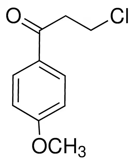 beta-Chloro-4-methoxypropiophenone structure, CAS 35999-20-3