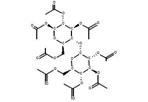 beta-D-Maltose octaacetate structure, CAS 22352-19-8