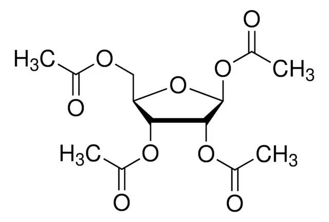 beta-D-Ribofuranose 1,2,3,5-tetraacetate structure, CAS 13035-61-5