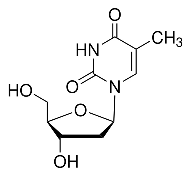 beta-Thymidine structure, CAS 50-89-5